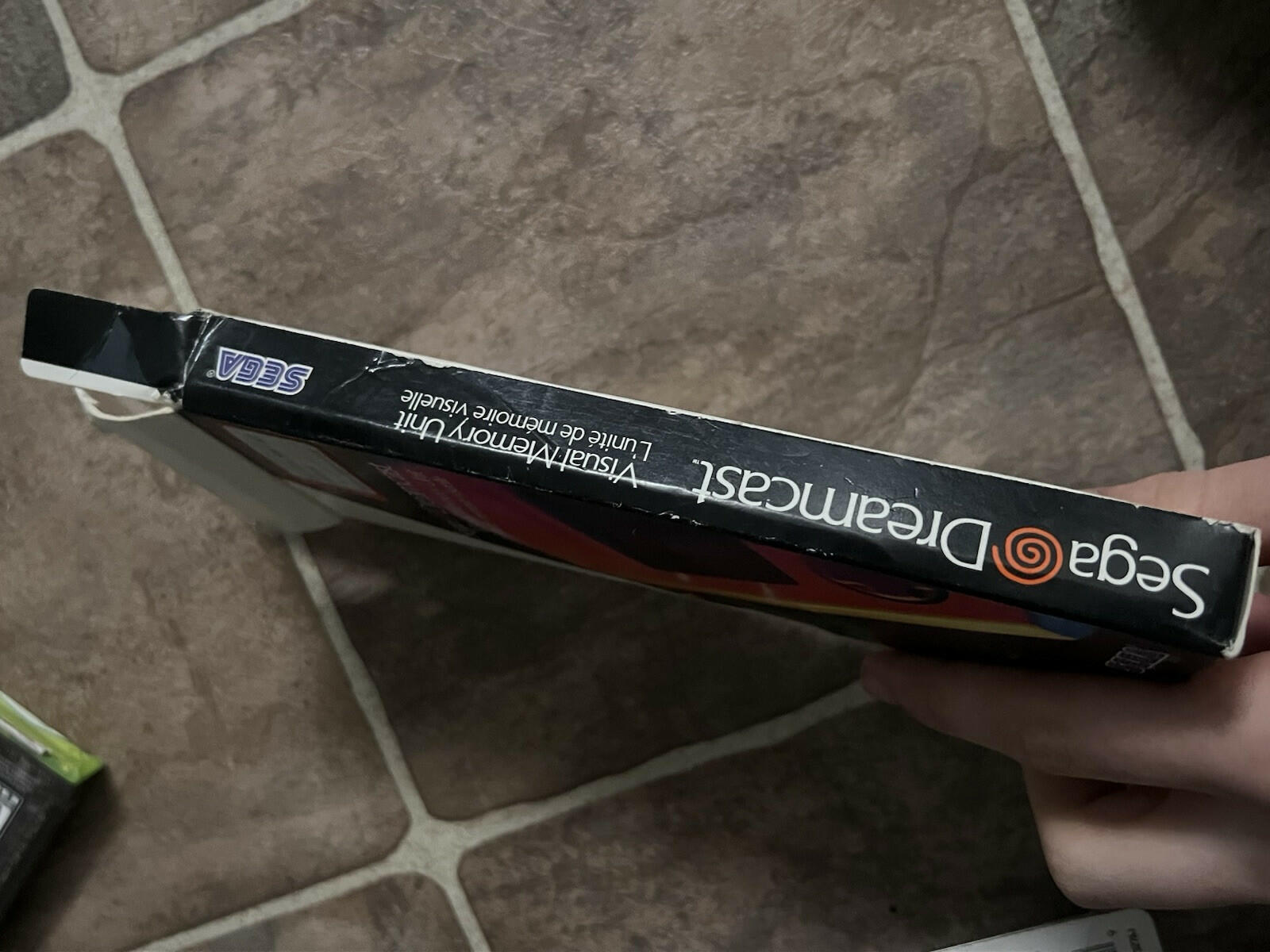 OEM Sega Dreamcast White Virtual Memory Unit VMU Memory Card CIB WITH BIG BOX