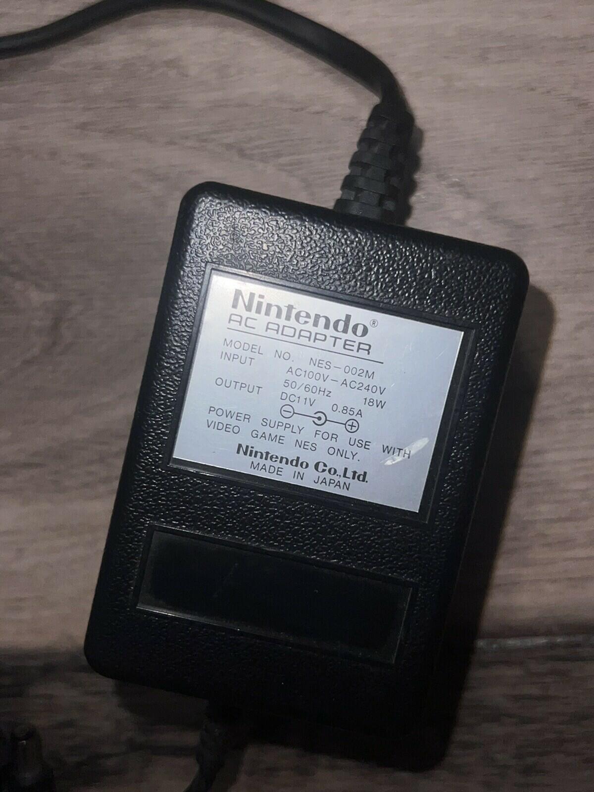 Genuine Original Nintendo NES Power Supply AC Adapter OEM NES-002M