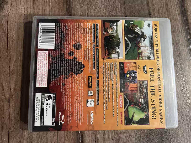 NPPL Championship Paintball 2009 (Sony Playstation 3, 2008) CIB