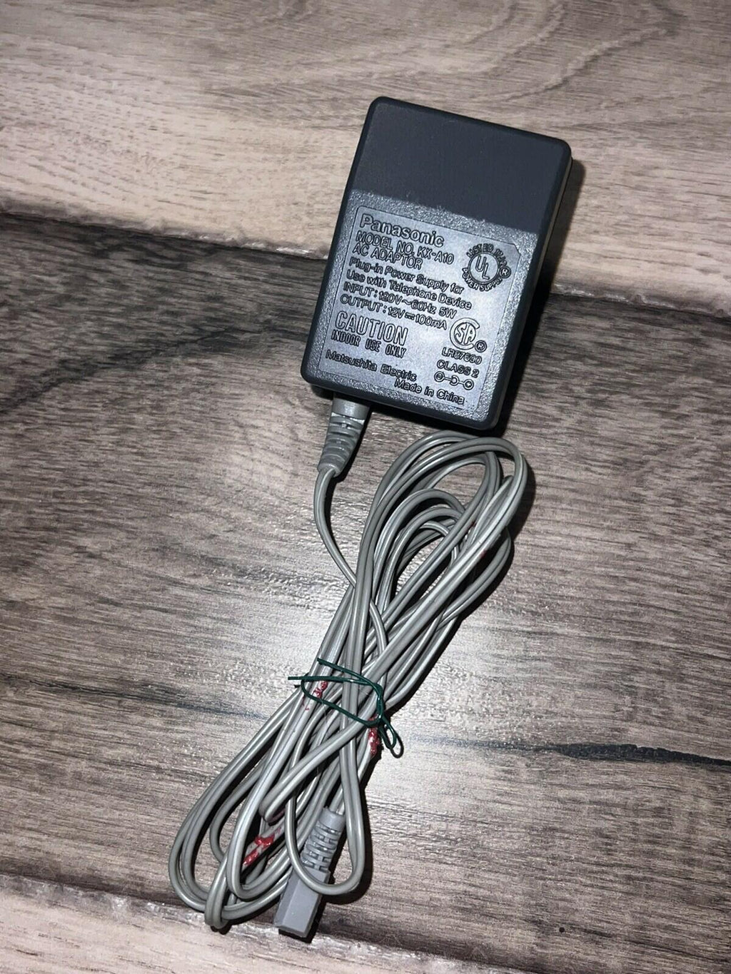 Panasonic KX-A10 Power Supply AC Adapter Wall Charger Gray AC/DC Grey