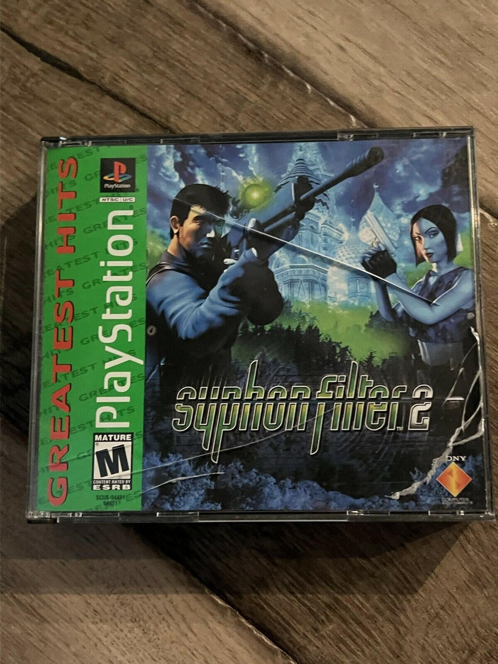 Syphon Filter 2: Greatest Hits (Sony PlayStation 1, 2000) NO MANUAL