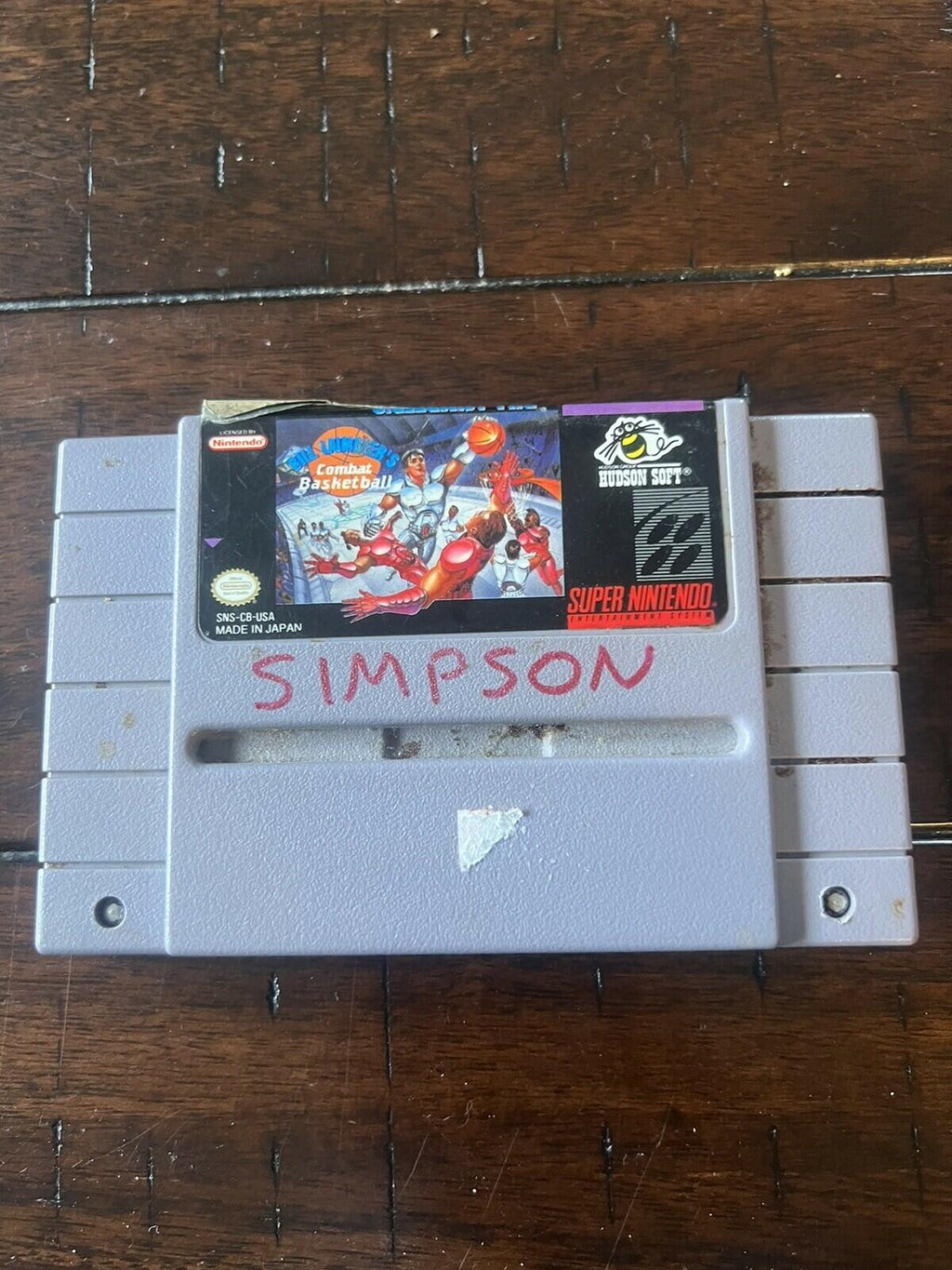 Bill Laimbeer's Combat Basketball (SNES, 1991) CART ONLY