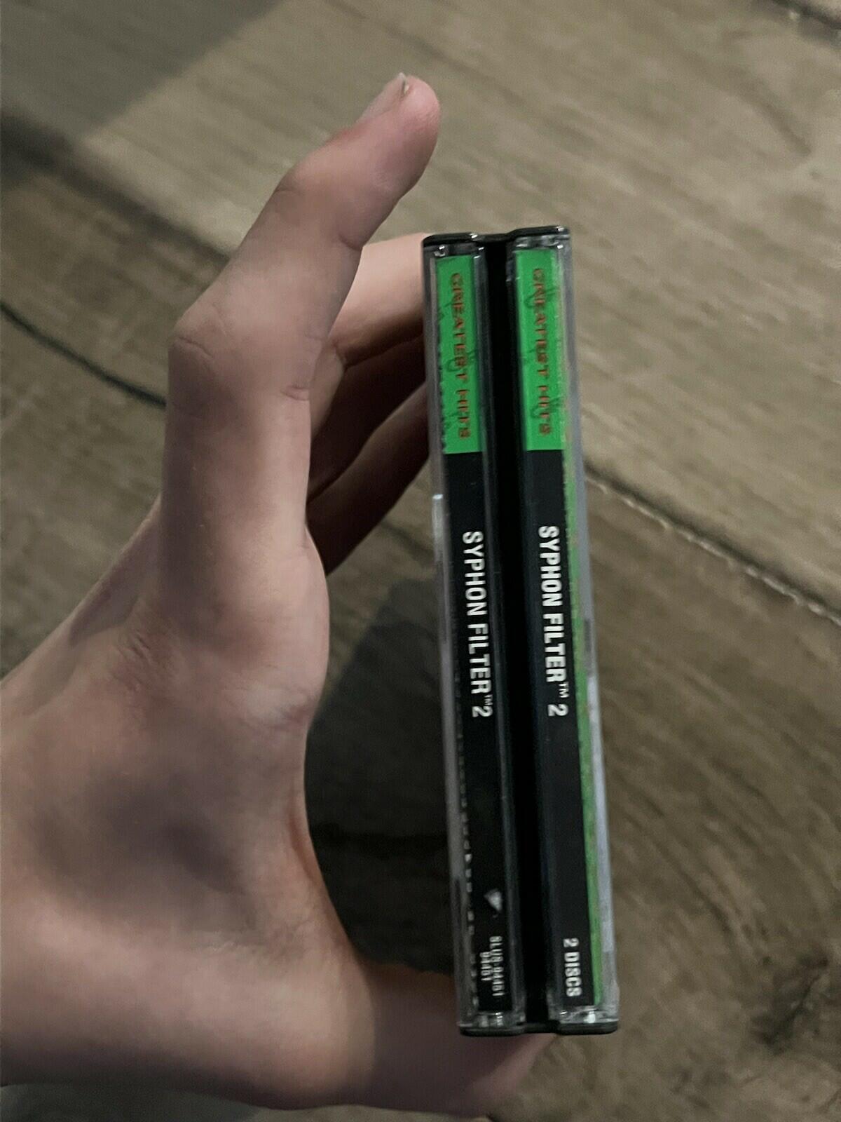 Syphon Filter 2: Greatest Hits (Sony PlayStation 1, 2000) NO MANUAL