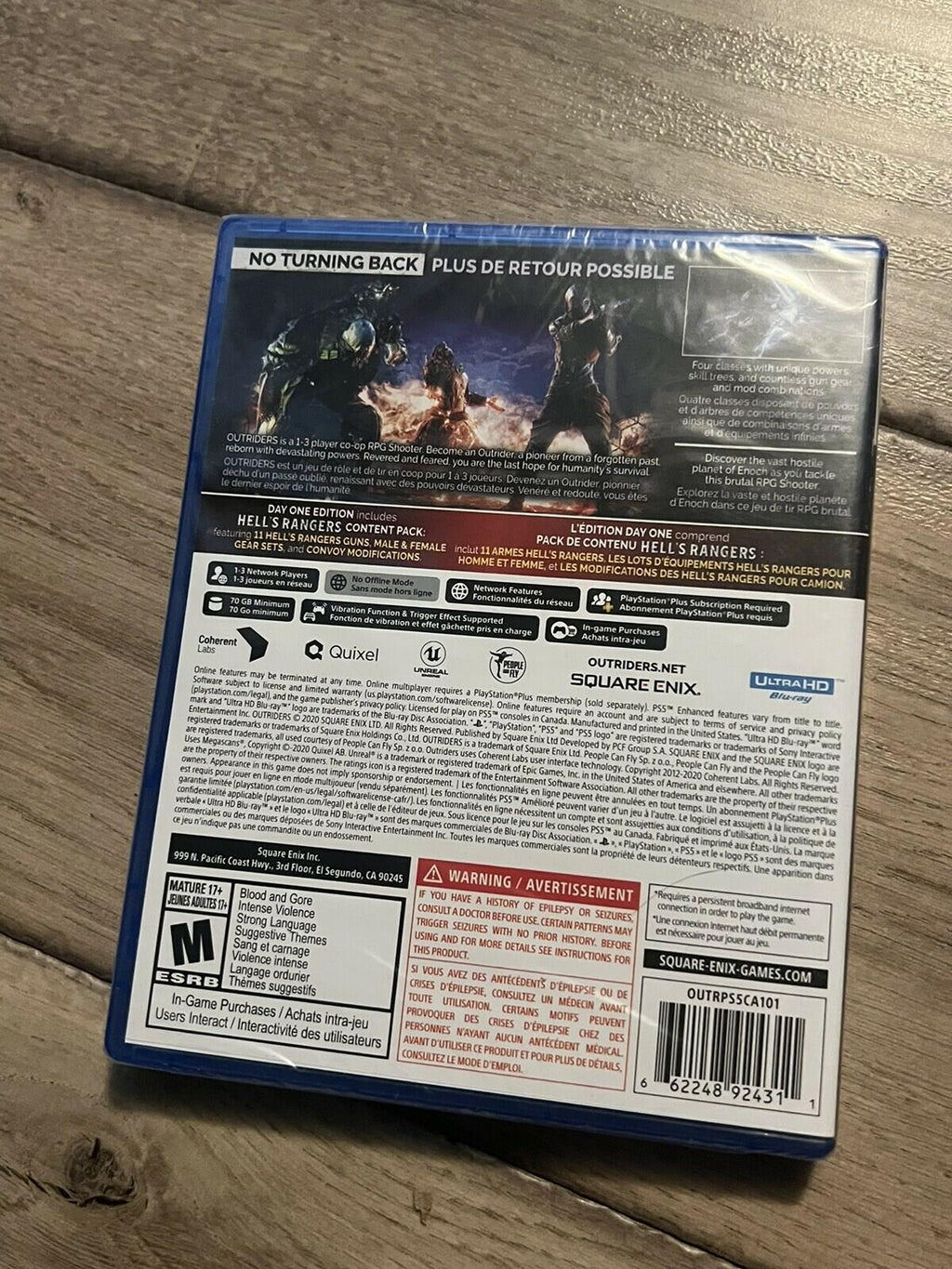 Outriders: Day One Edition (Sony PlayStation 5, 2021) BRAND NEW SEALED