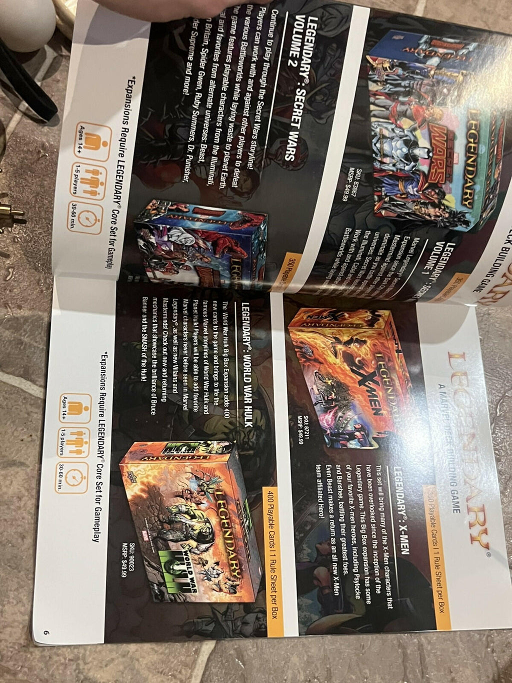 Upper Deck 2021 Game Catalog (MISC6337) Legendary VS