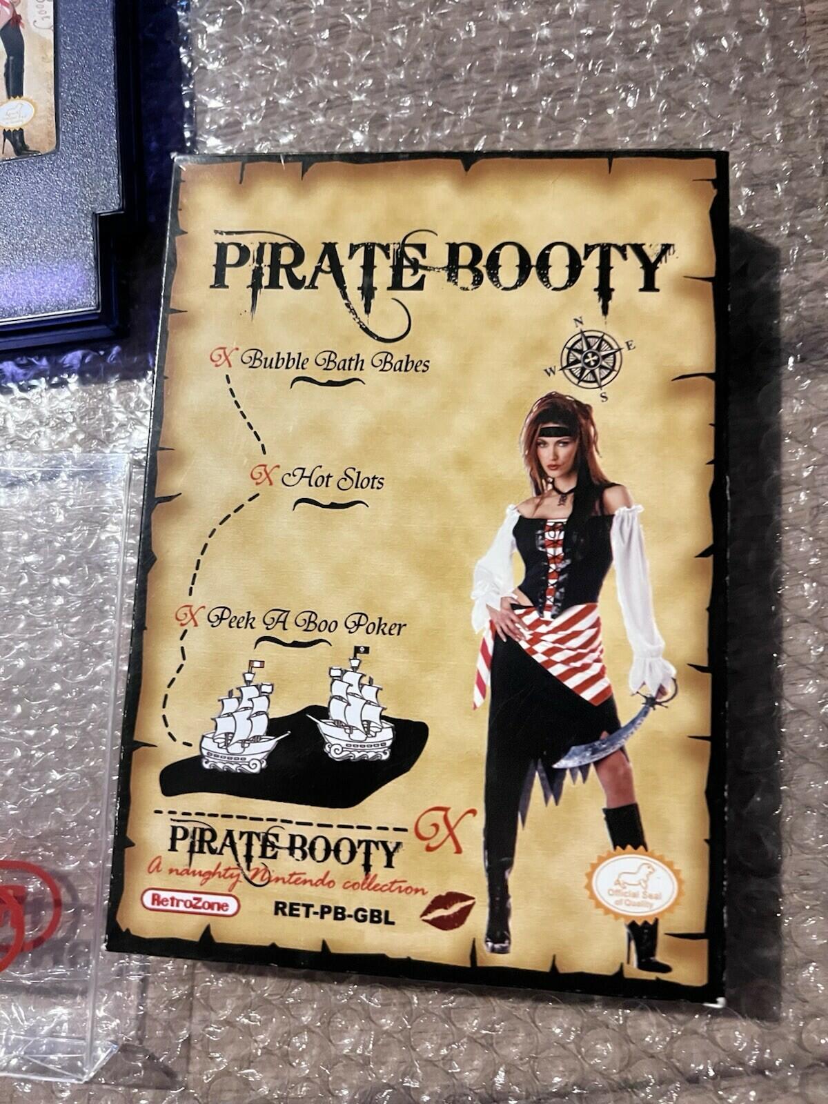 Retrozone Retrousb Pirate Booty Homebrew CIB COMPLETE IN BOX NES Nintendo