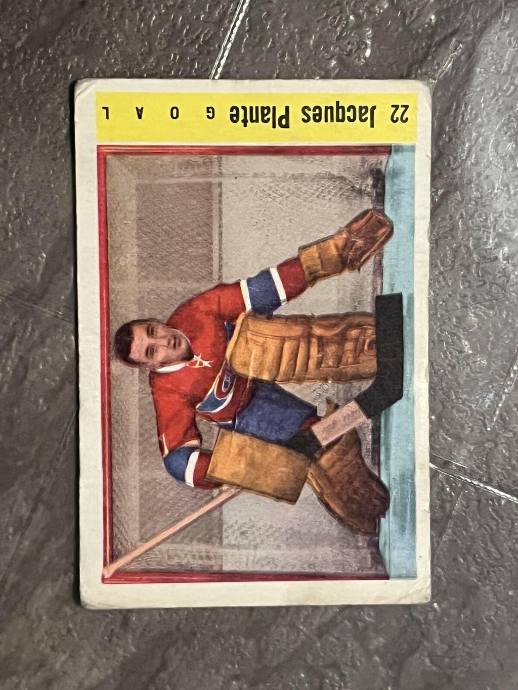 1958-59 Parkhurst Jacques Plante Montreal Canadiens #22