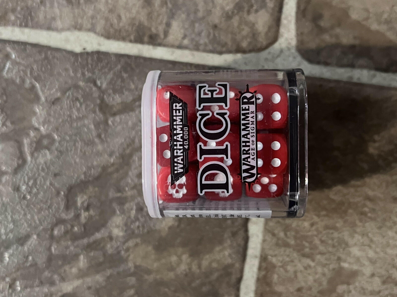 Warhammer 40,000 Dice Set Red 12mm BRAND NEW SEALED