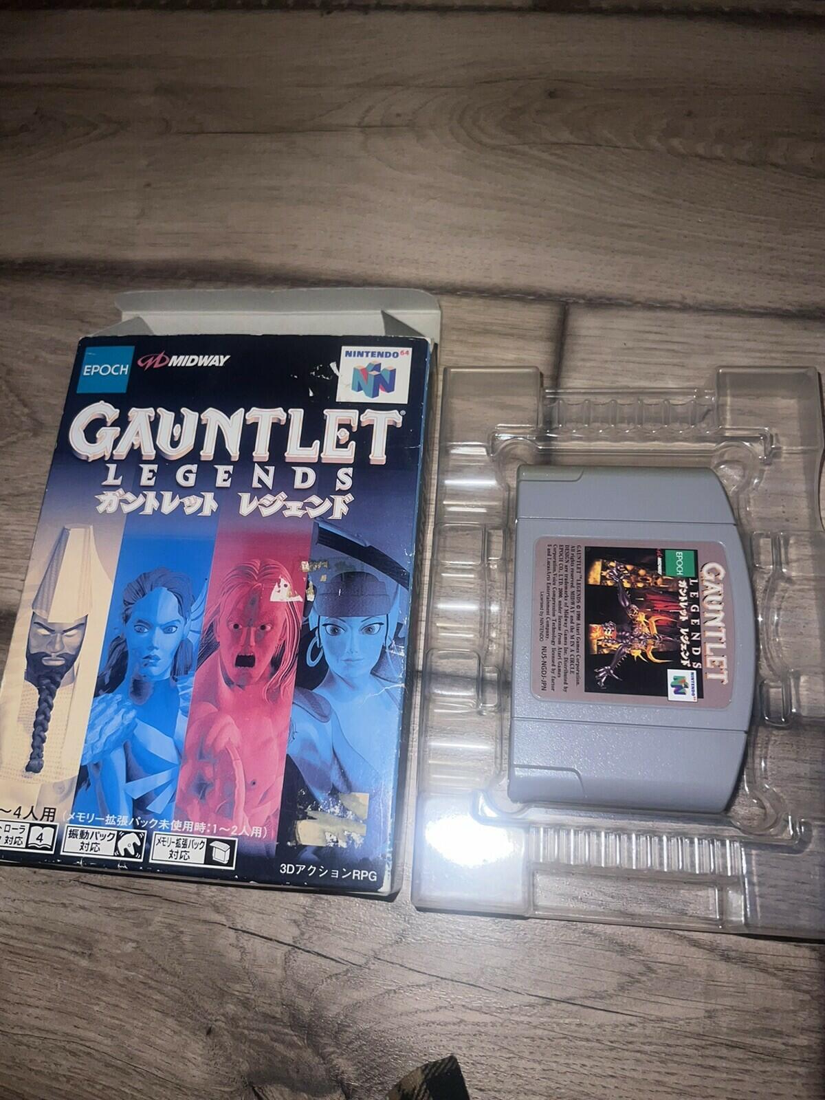 Gauntlet Legends (Nintendo 64, 2000) NO MANUAL JAPAN