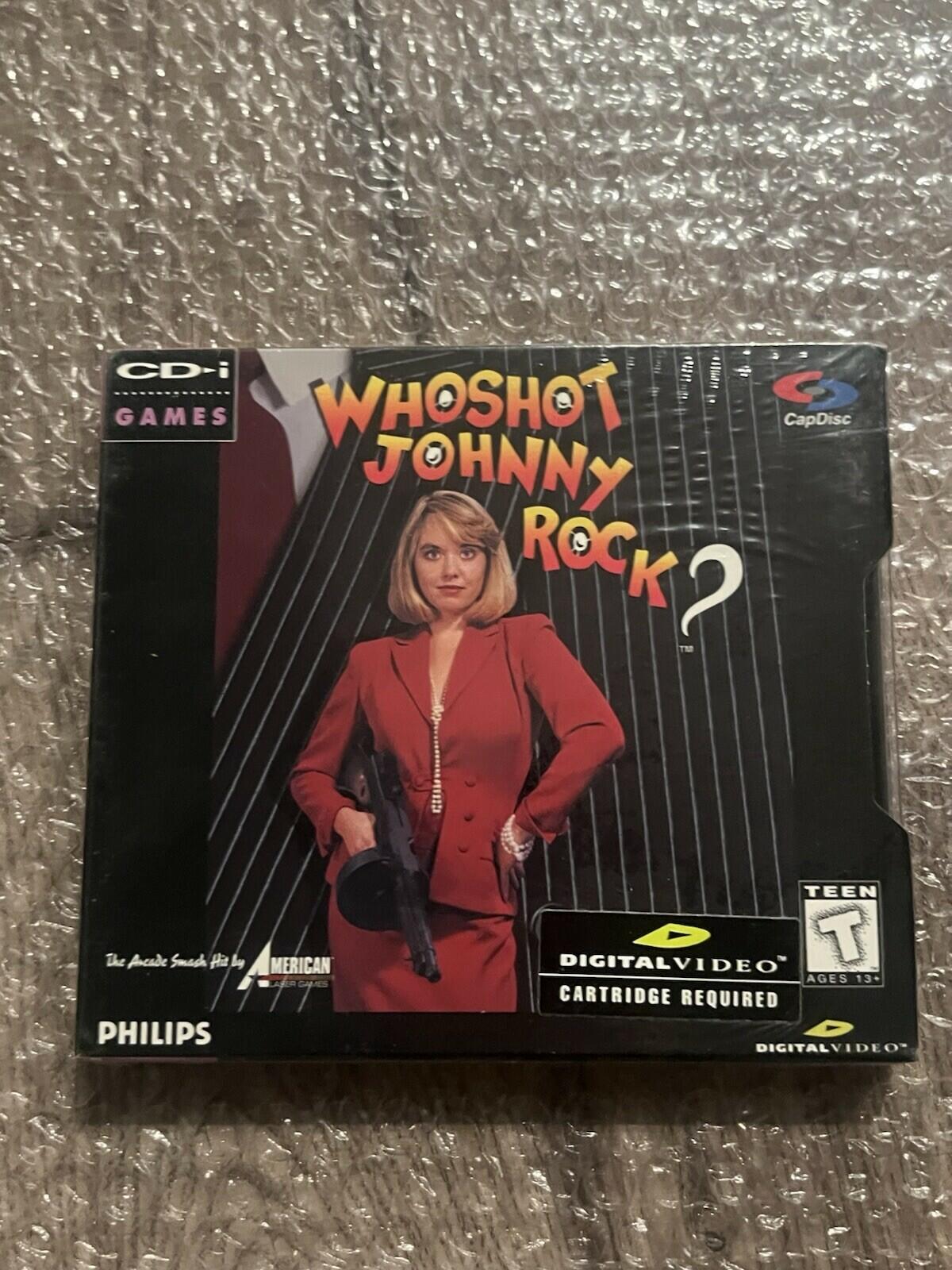 Who Shot Johnny Rock? (Philips CD-i CDI, 1994) BRAND NEW SEALED