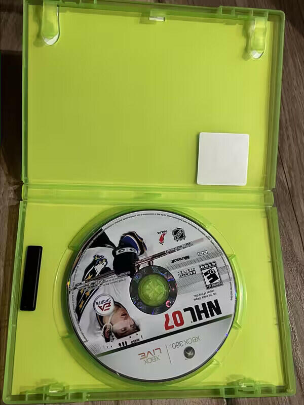 NHL 07 (Microsoft Xbox 360, 2006) NO MANUAL