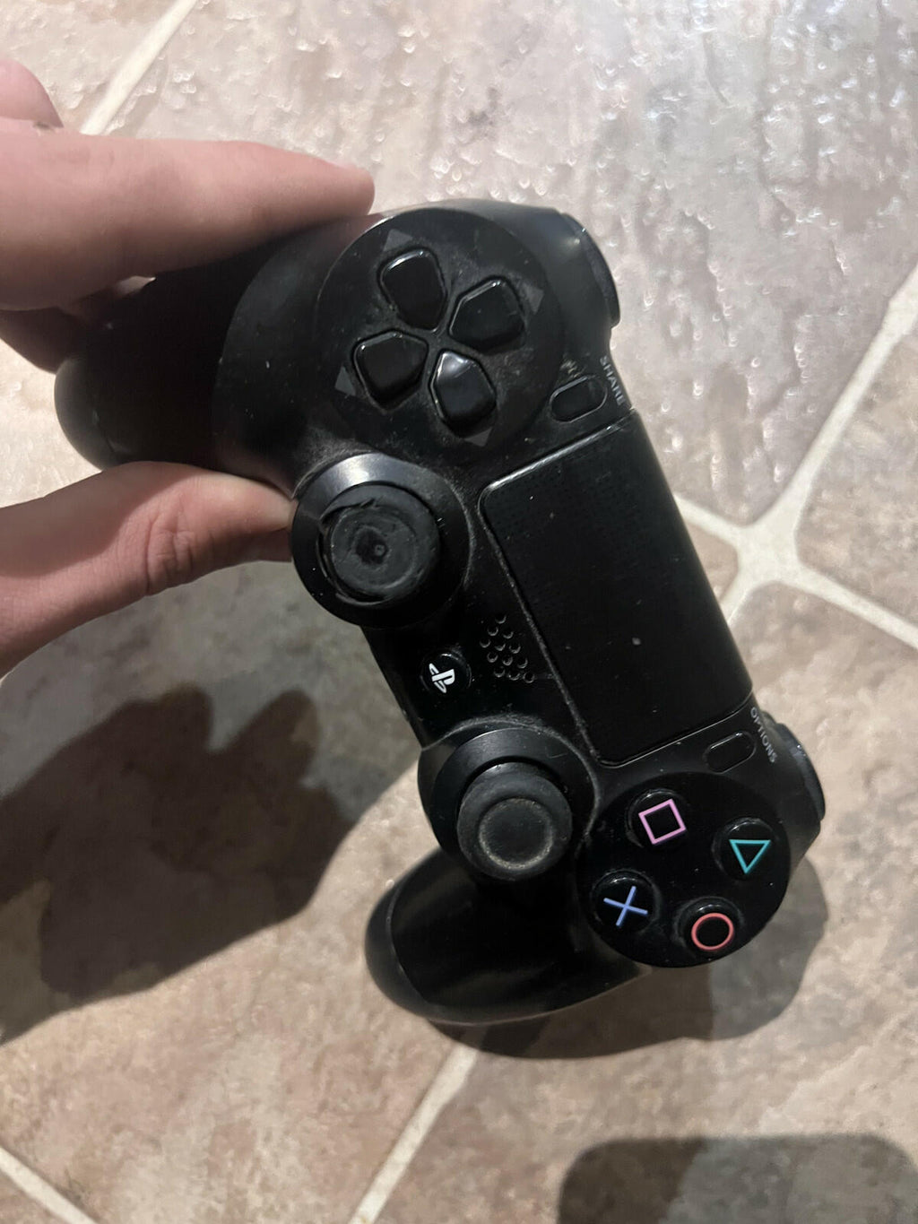 Sony Playstation DualShock 4 Controller Black NO RUBBER CUH-ZCT2U