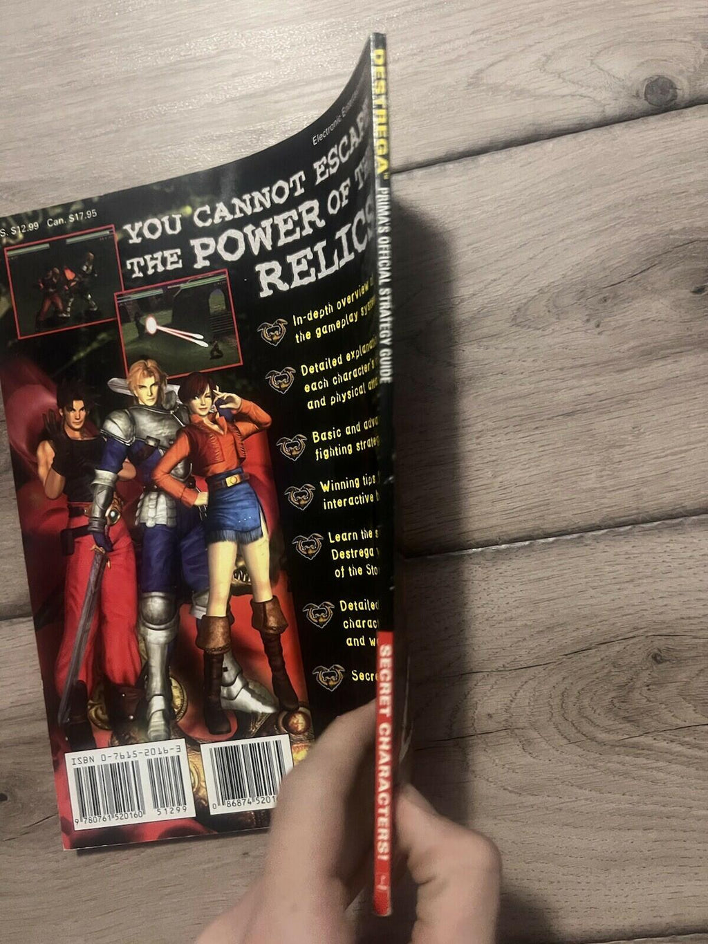 PlayStation 1 PS1 Destrega Official Prima Strategy Game Guide