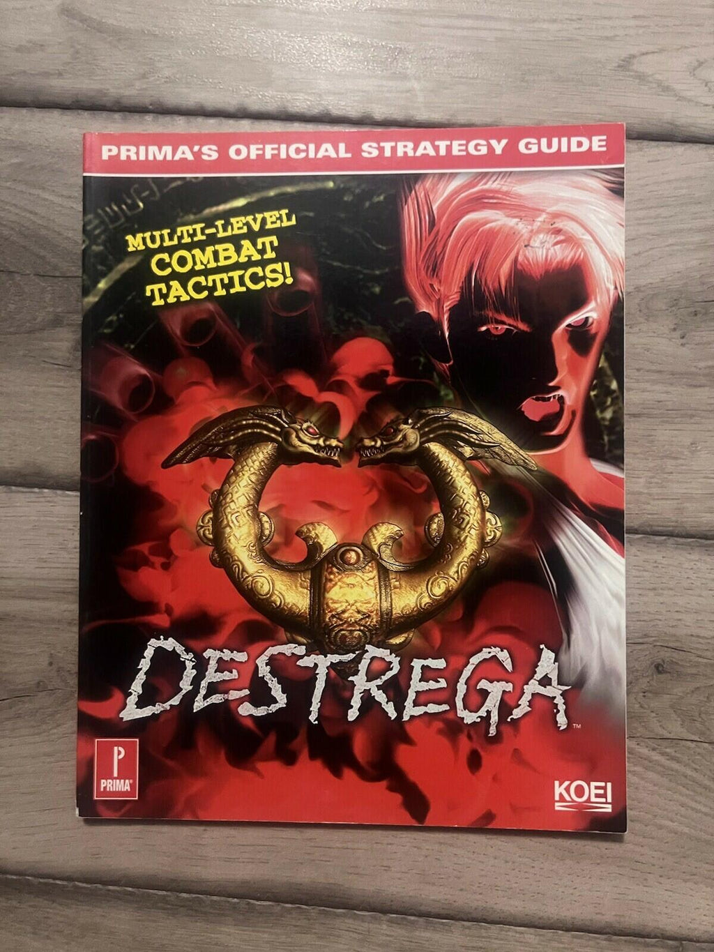 PlayStation 1 PS1 Destrega Official Prima Strategy Game Guide