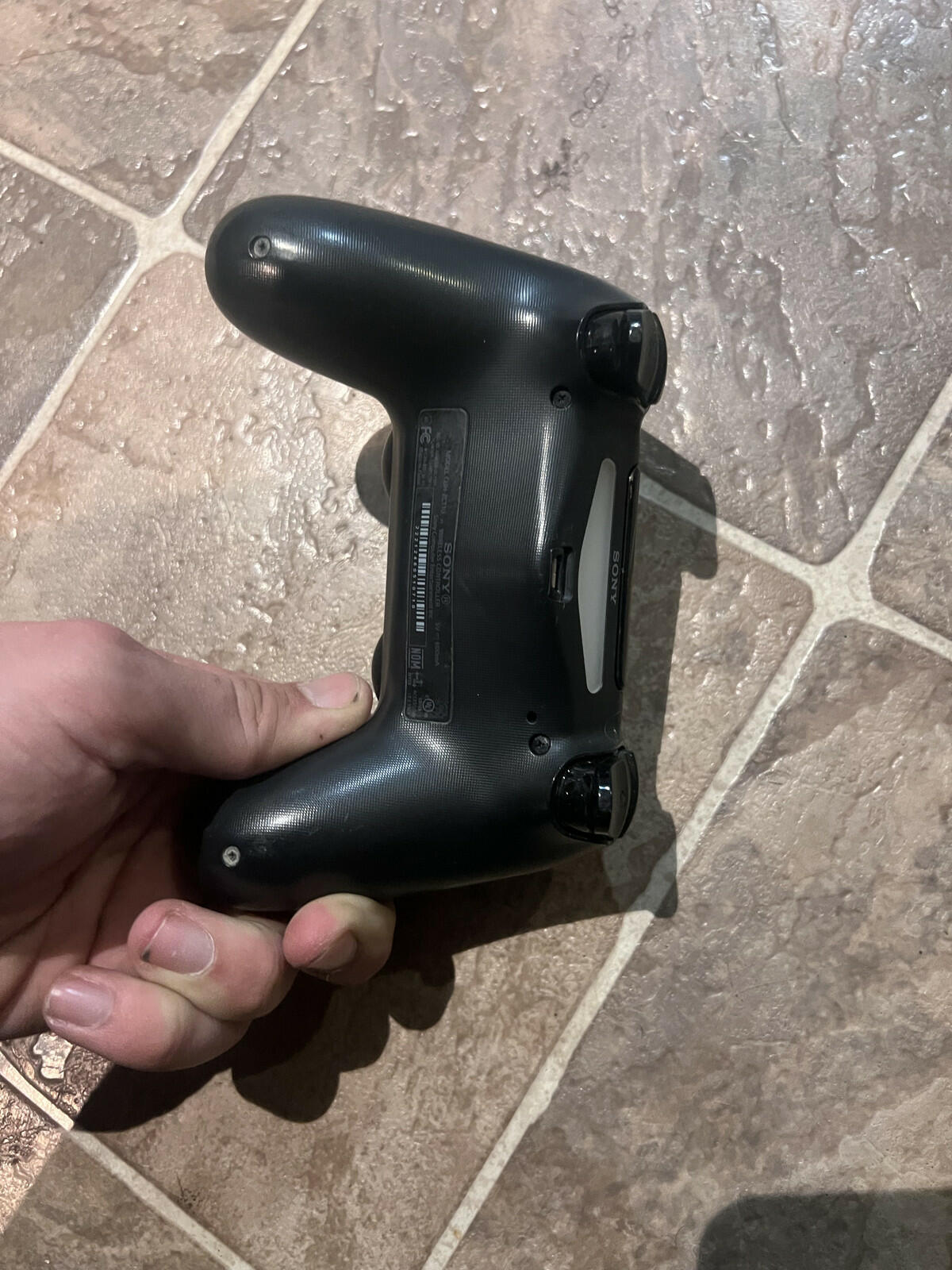 Sony Playstation DualShock 4 Controller Black NO RUBBER CUH-ZCT2U