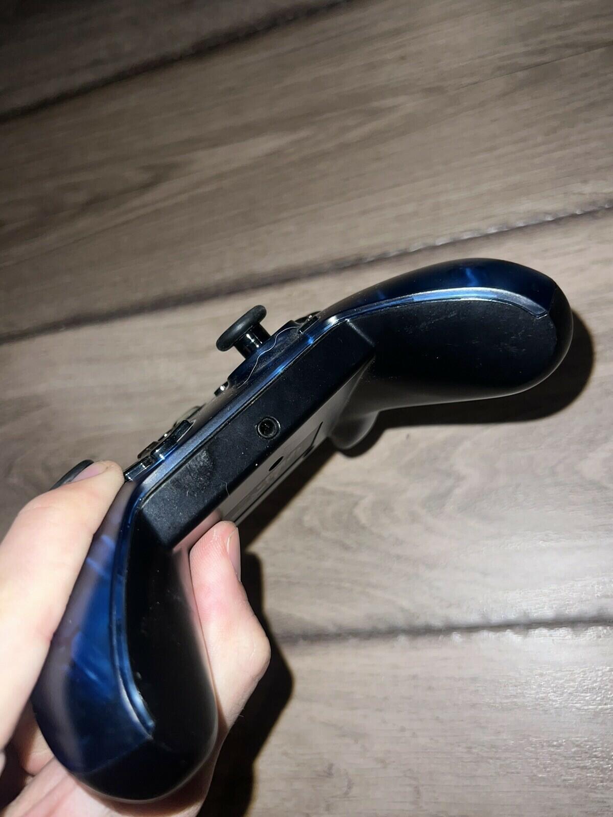 Xbox One Power A Controller Clear Blue Wired Controller NO CORD