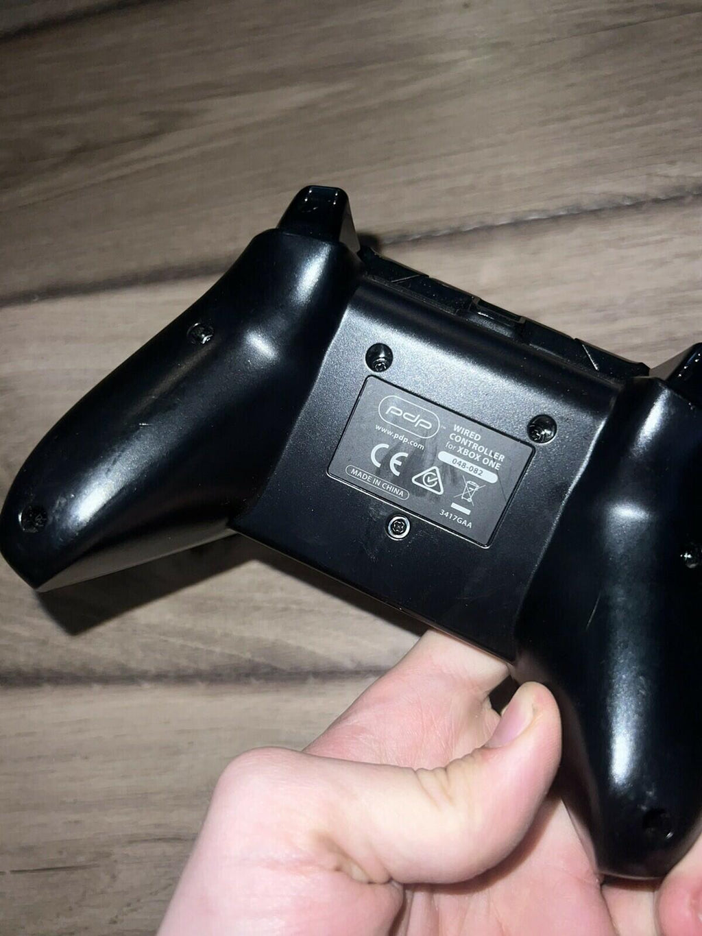 Xbox One Power A Controller Clear Blue Wired Controller NO CORD