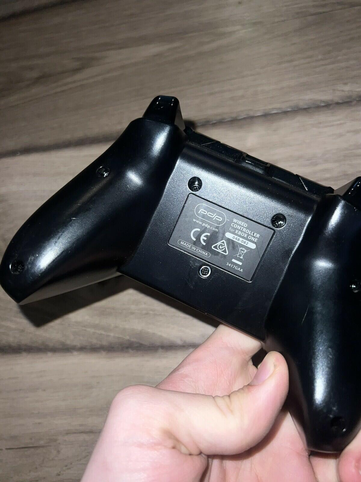 Xbox One Power A Controller Clear Blue Wired Controller NO CORD