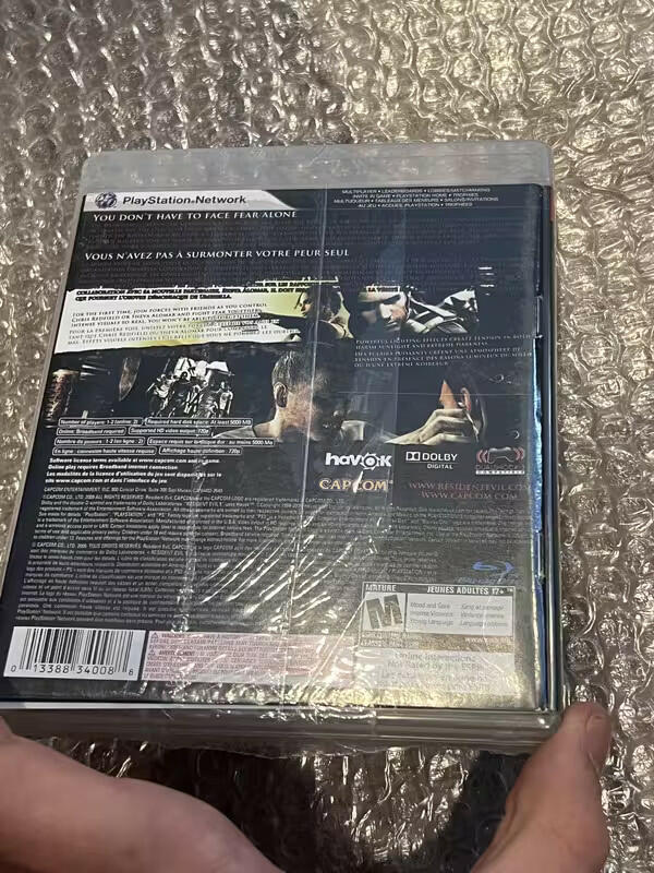 Resident Evil 5 (Sony Playstation 3 PS3, 2009) BRAND NEW TORN SEAL