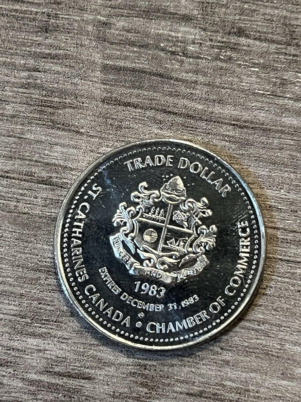 St Catharines, Ontario 1983 Hamilton Scourge Souvenir Dollar