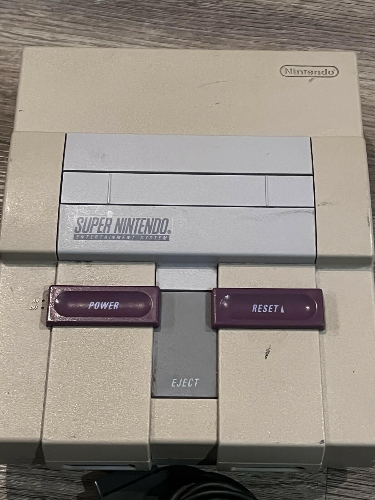 Super Nintendo (SNES) Console Bundle w/ Controller TESTED