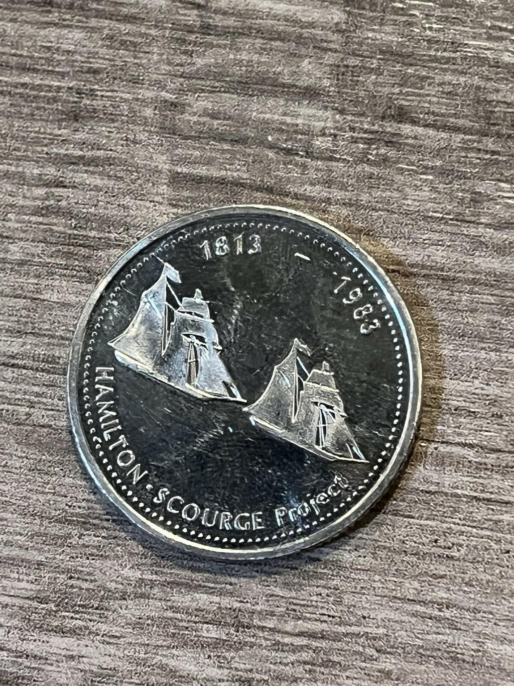 St Catharines, Ontario 1983 Hamilton Scourge Souvenir Dollar