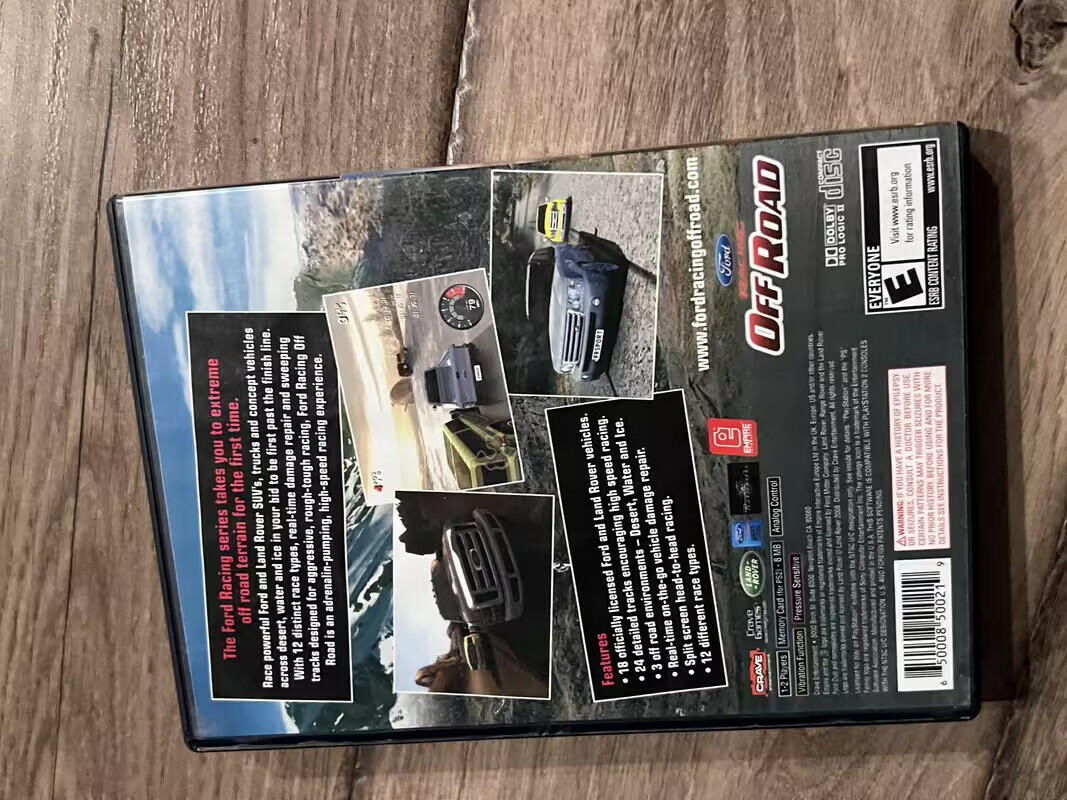 Ford Racing Off Road (Sony Playstation 2, 2008) NO MANUAL