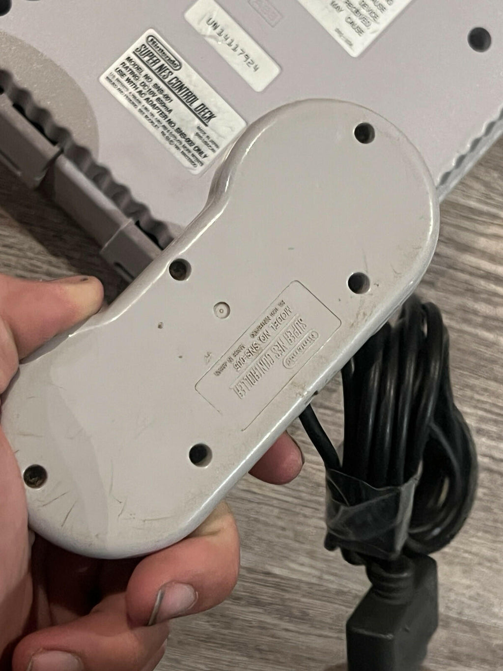 Super Nintendo (SNES) Console Bundle w/ Controller TESTED