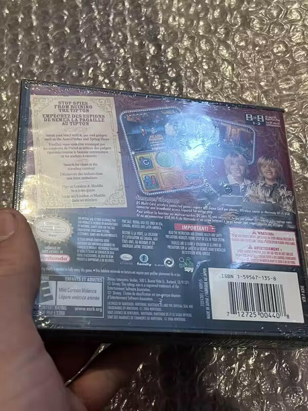 Suite Life of Zack and Cody (Nintendo DS, 2006) BRAND NEW SEALED