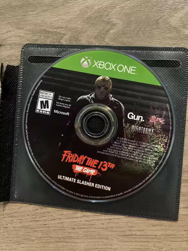 Friday the 13th: Ultimate Slasher Edition (Microsoft Xbox One, 2017) DISC ONLY