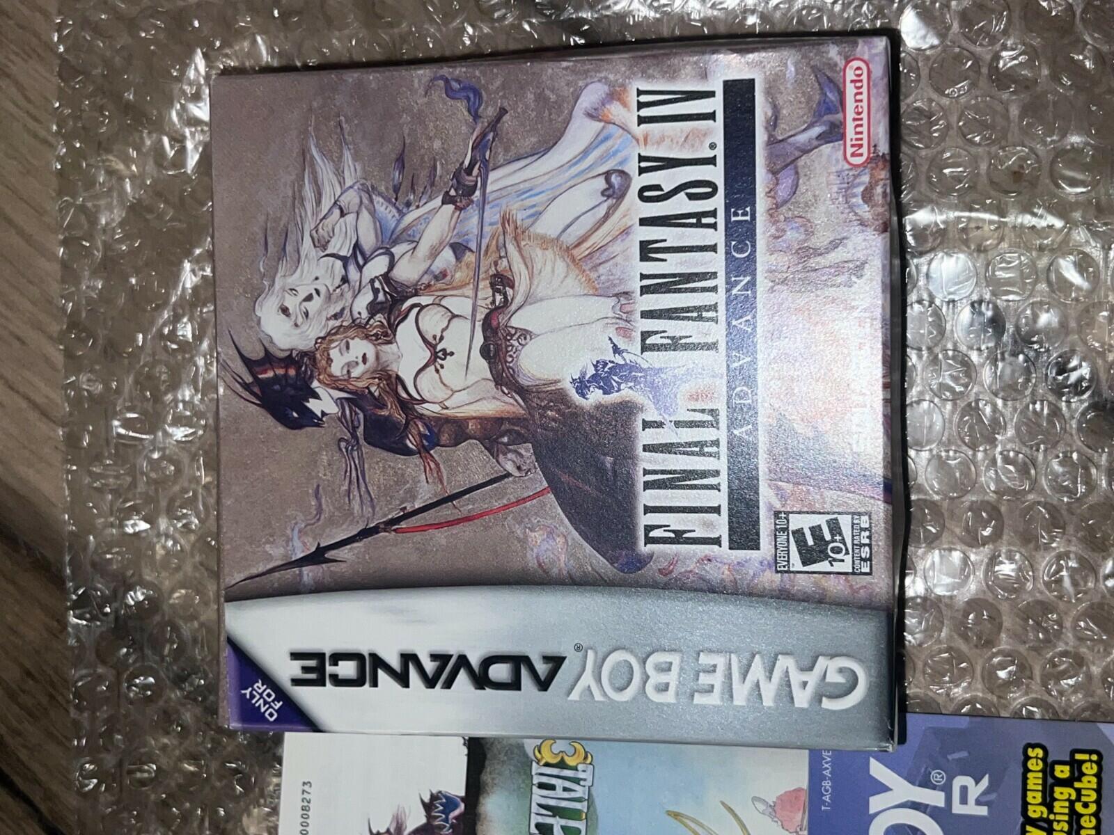 Final Fantasy IV Advance (Nintendo Game Boy Advance, 2005) CIB WITH INSERTS