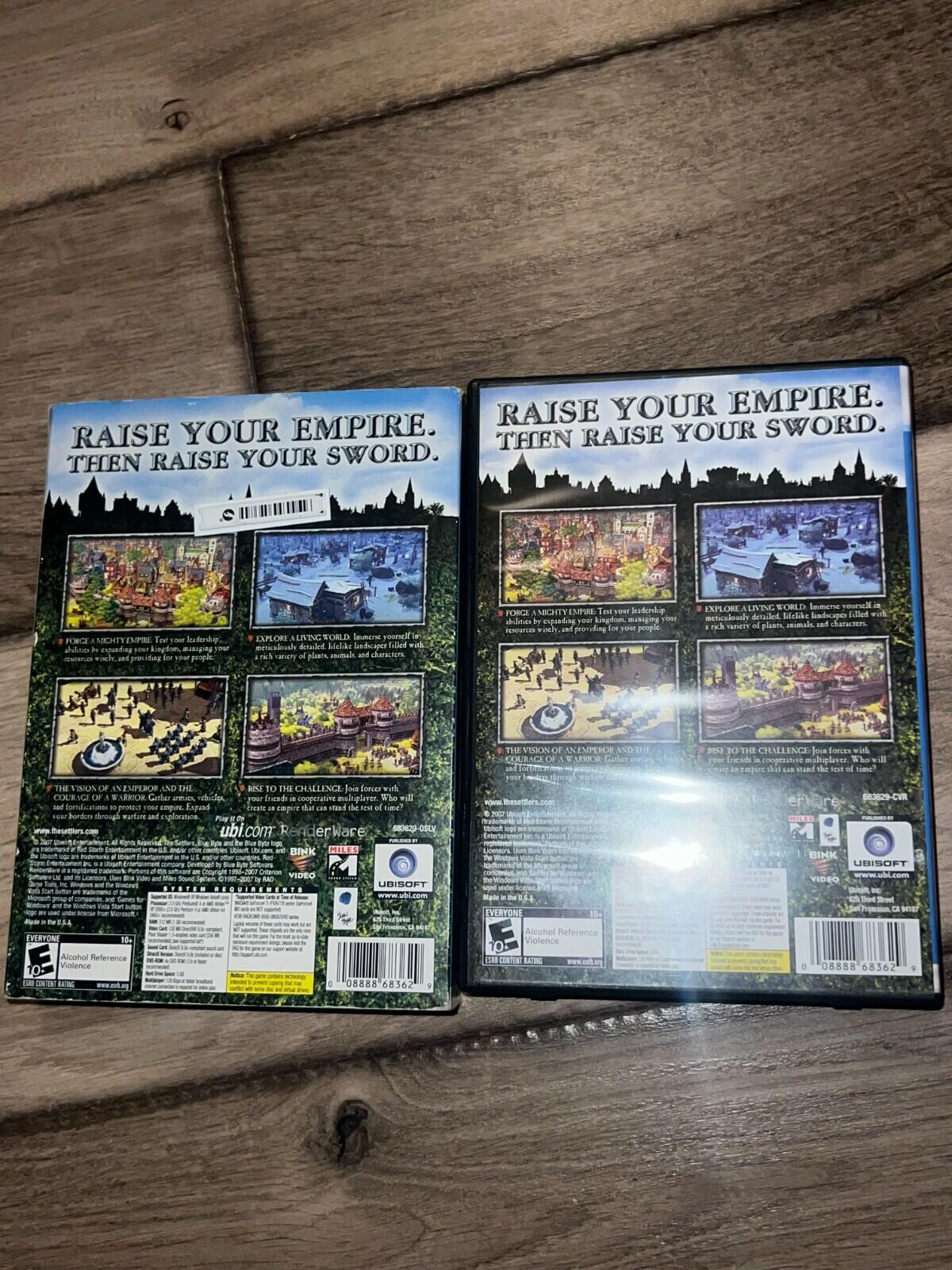 The Settlers: Rise Of An Empire (PC, 2007) CIB WITH BIG BOX AND CD KEY