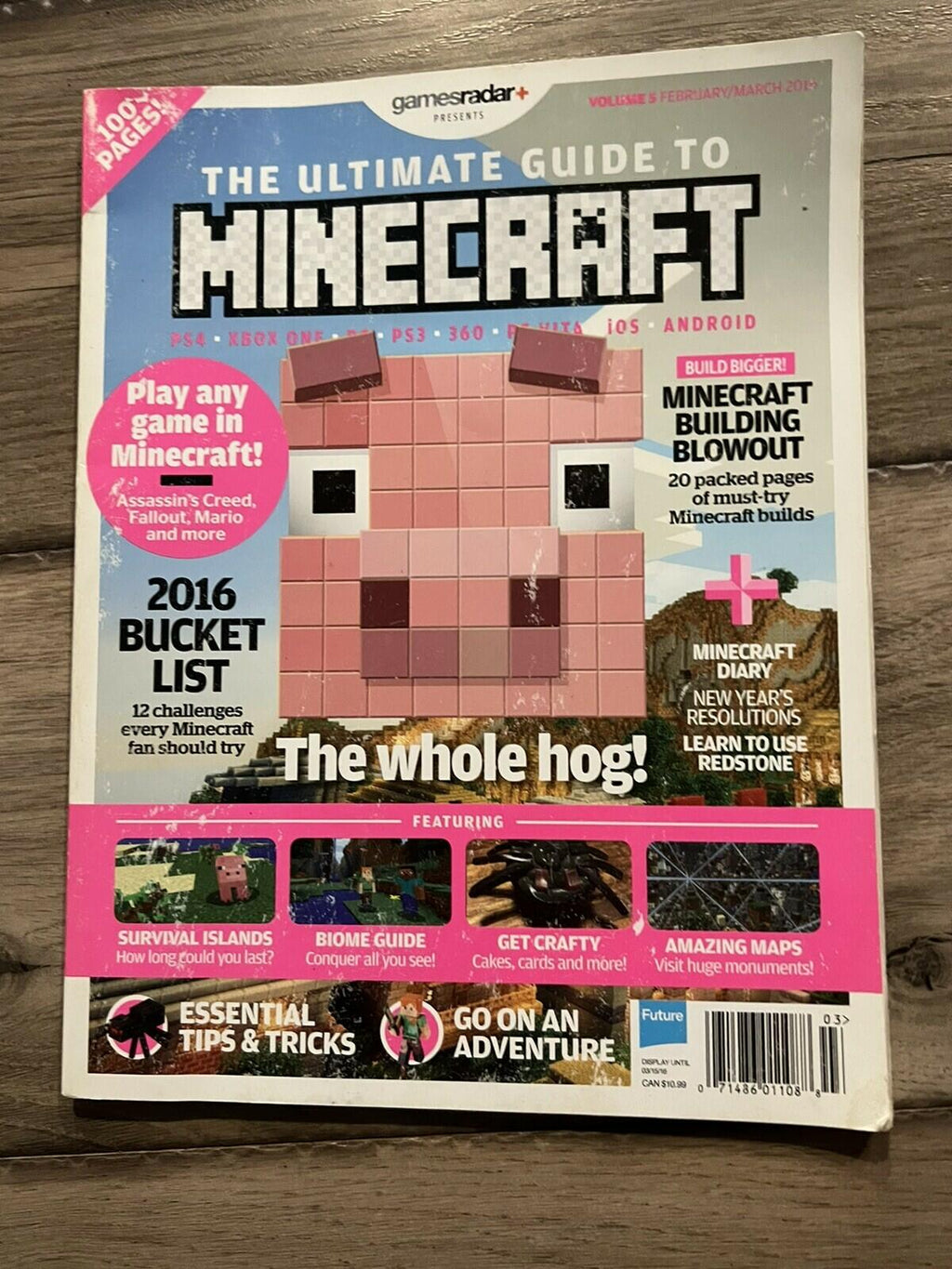 Ultimate Guide Minecraft Whole Hog Building Blowout Feb Mar 2016 FREE SHIPPING