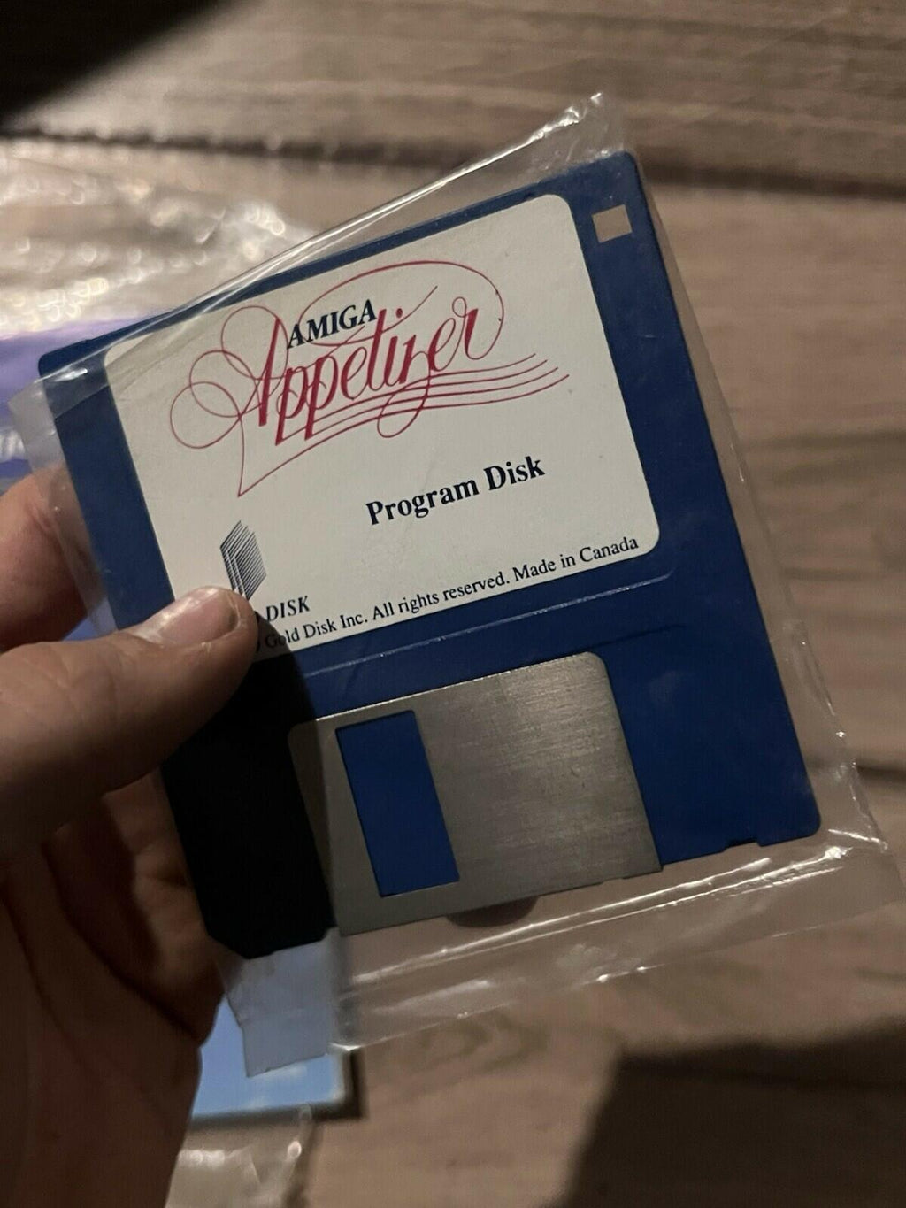 Amiga Appetizer (Commodore Amiga, 1989) DISK + MANUAL ONLY