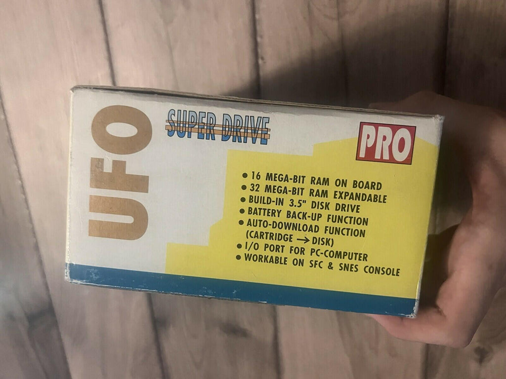 Super Nintendo SNES UFO Super Drive PRO CIB COMPLETE IN BOX
