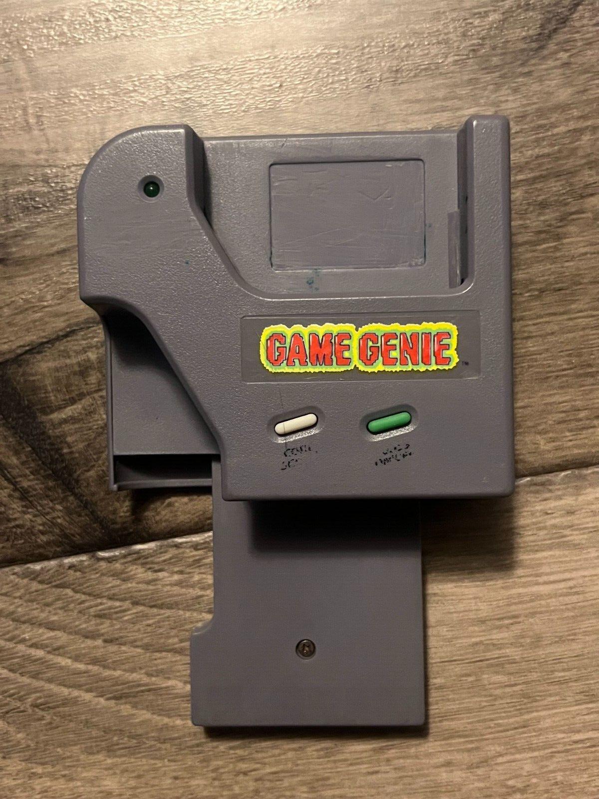 Game Genie for Game Boy NO CODE BOOK BROKEN CODE BOOK DOOR