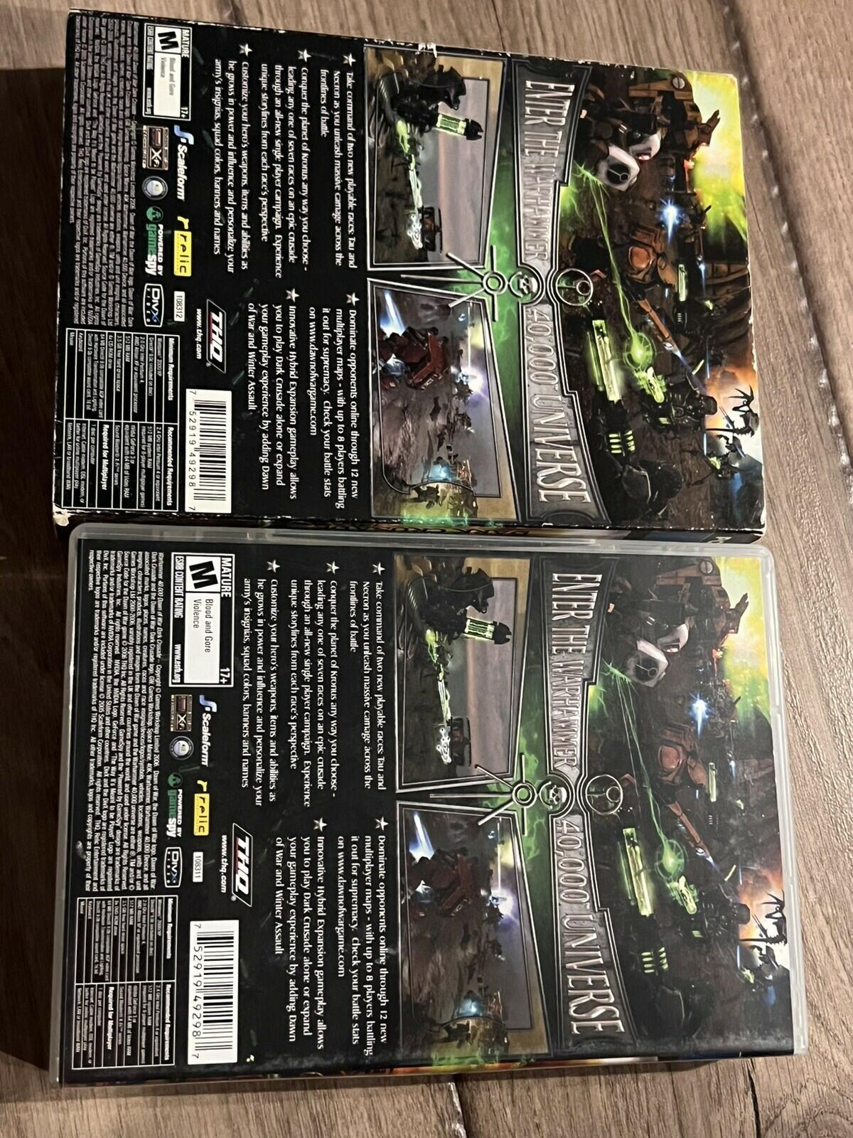 Warhammer 40,000: Dawn of War - Dark Crusade (PC DVD-ROM, 2006) CIB