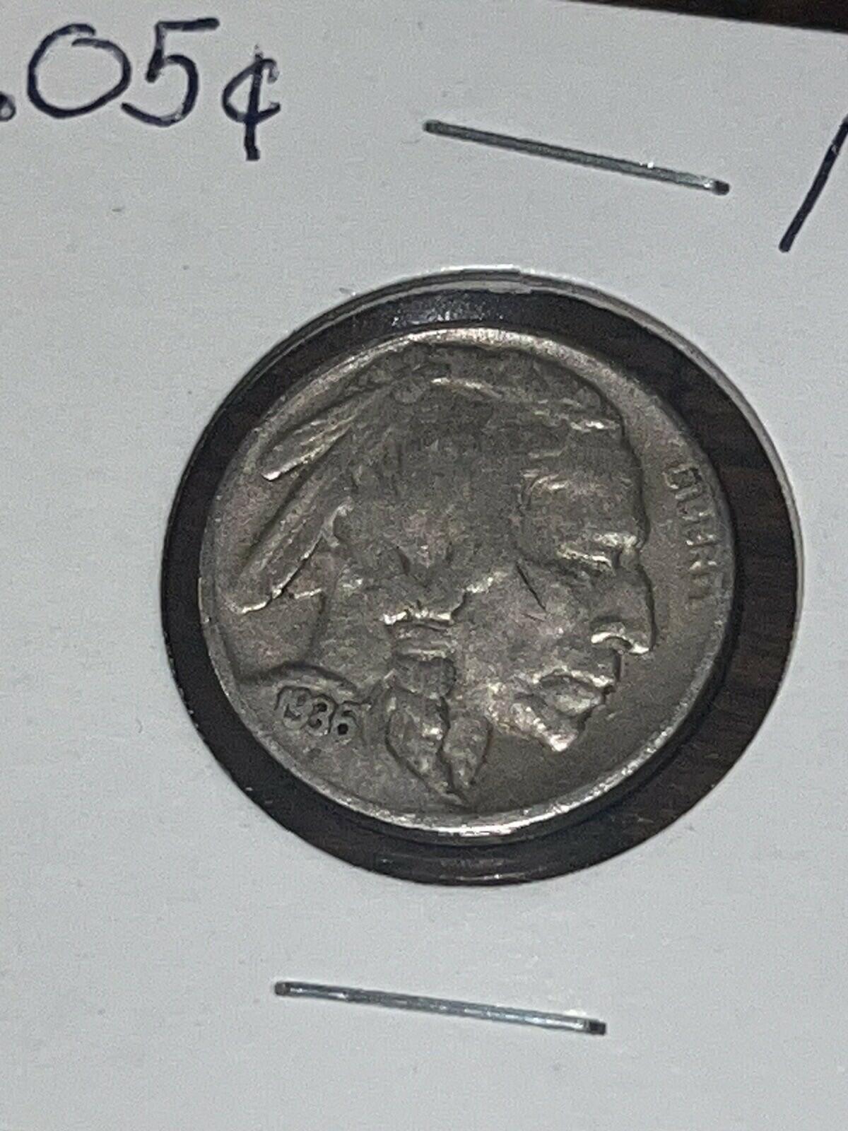 1936-S United States 5C Buffalo Nickel