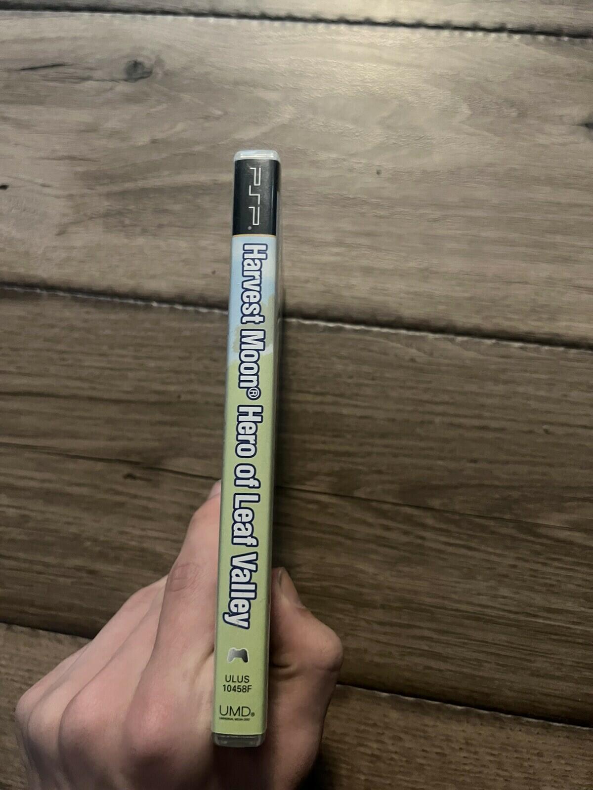 Harvest Moon: Hero of Leaf Valley (Sony PSP, 2010) CASE+MANUAL ONLY