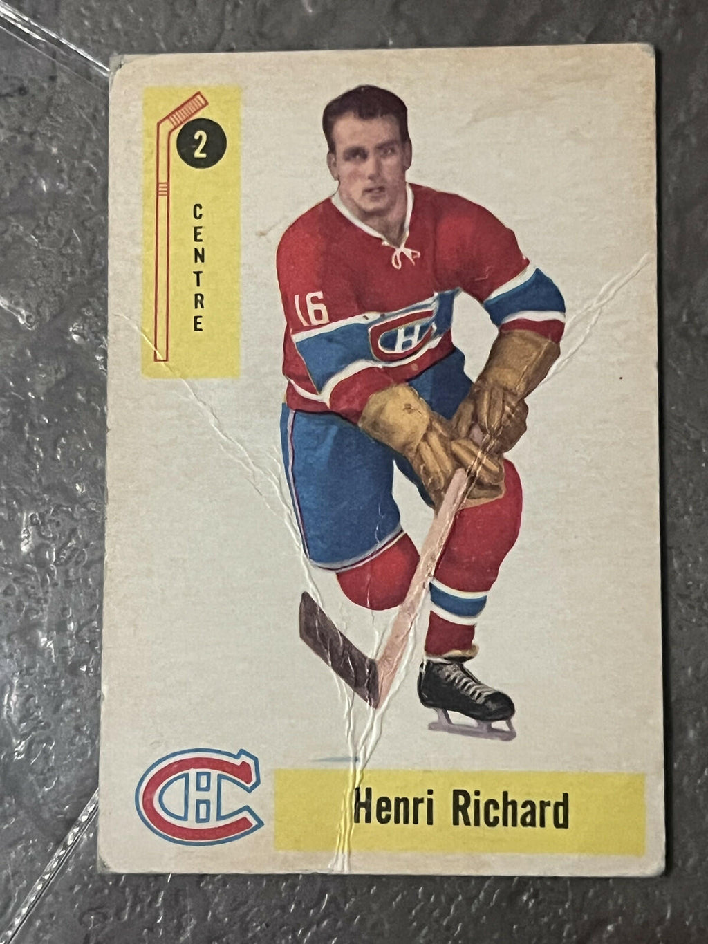 1958-59 Parkhurst Tom Johnson Montreal Canadiens #10 Hockey Card