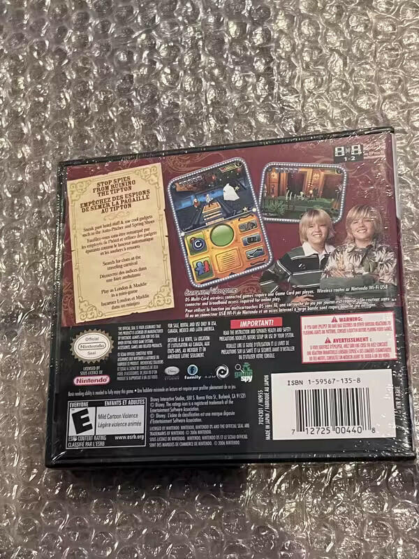 Suite Life of Zack and Cody (Nintendo DS, 2006) BRAND NEW SEALED