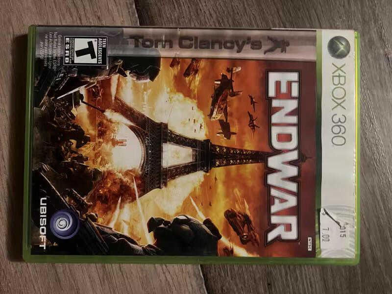 Tom Clancy's EndWar (Microsoft Xbox 360, 2008) CIB WITH BONUS DISC
