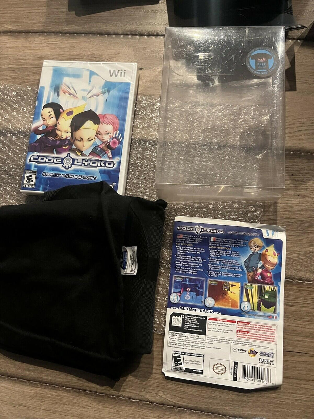 Code Lyoko: Quest For Infinity - Big Box With Tshirt (Wii, 2007) BRAND NEW GAME