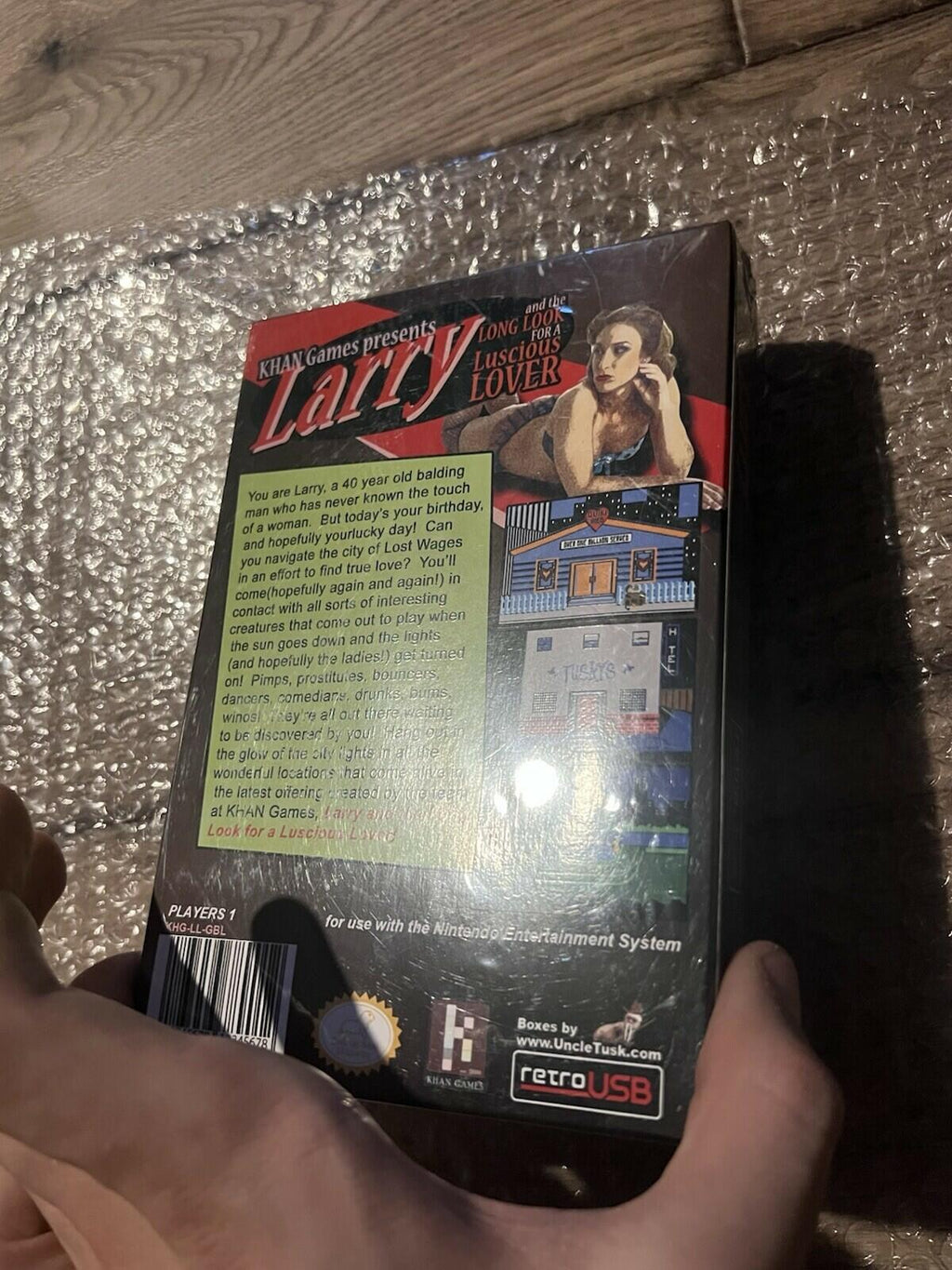 Leisure Suit Larry LLFLL Nintendo NES RetroUSB RetroZone KHAN Games SEALED NEW