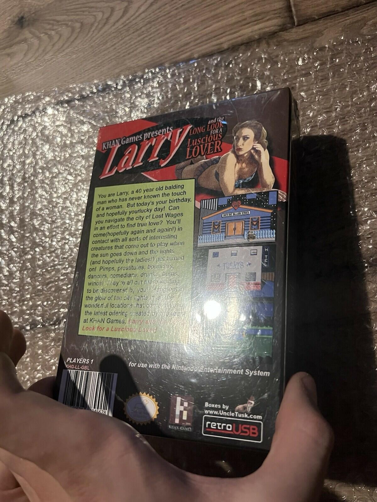 Leisure Suit Larry LLFLL Nintendo NES RetroUSB RetroZone KHAN Games SEALED NEW