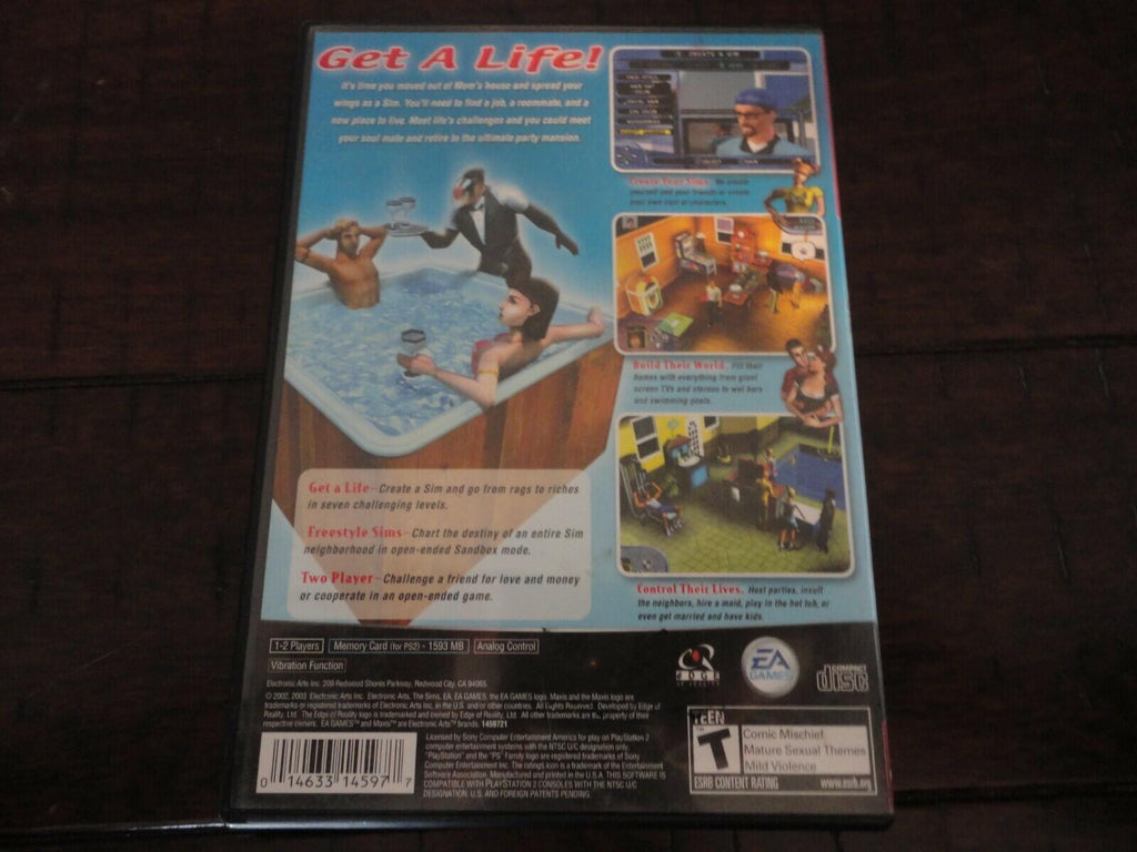 Sims {Greatest Hits} (Sony PlayStation 2, 2004) CIB