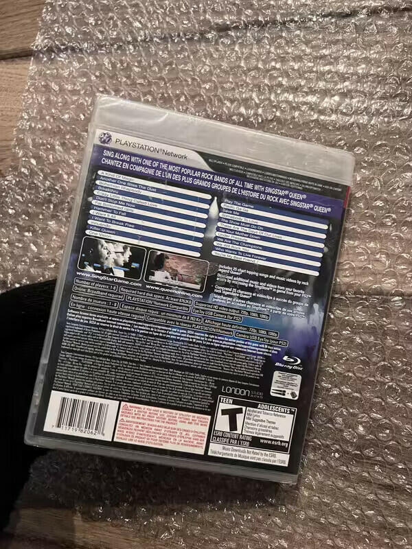 Singstar: Queen (Sony Playstation 3, 2009) BRAND NEW SEALED