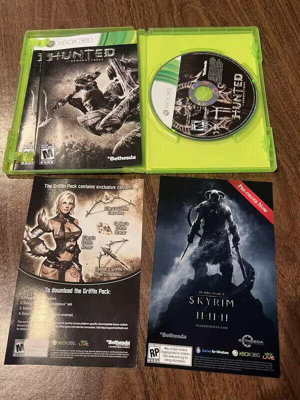 Hunted: The Demon's Forge (Microsoft Xbox 360, 2011) CIB