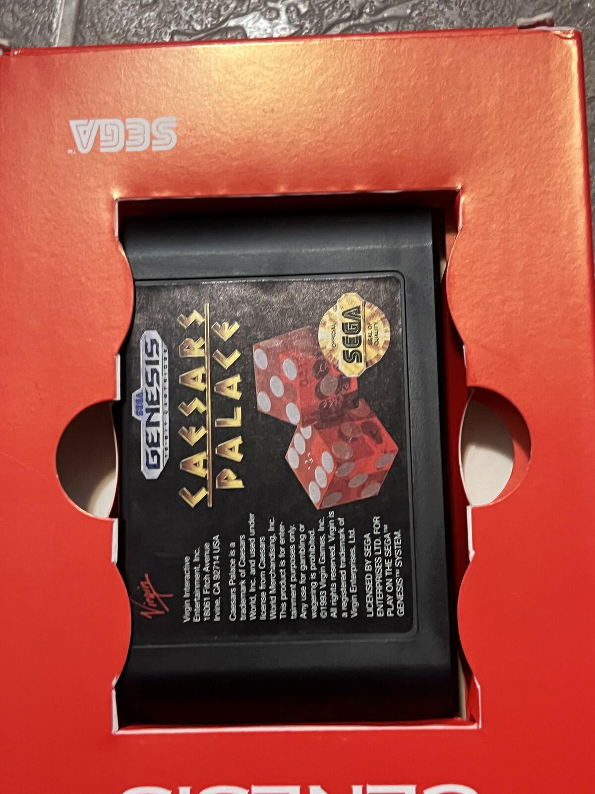 Caesar's Palace (Sega Genesis, 1993) CIB COMPLETE