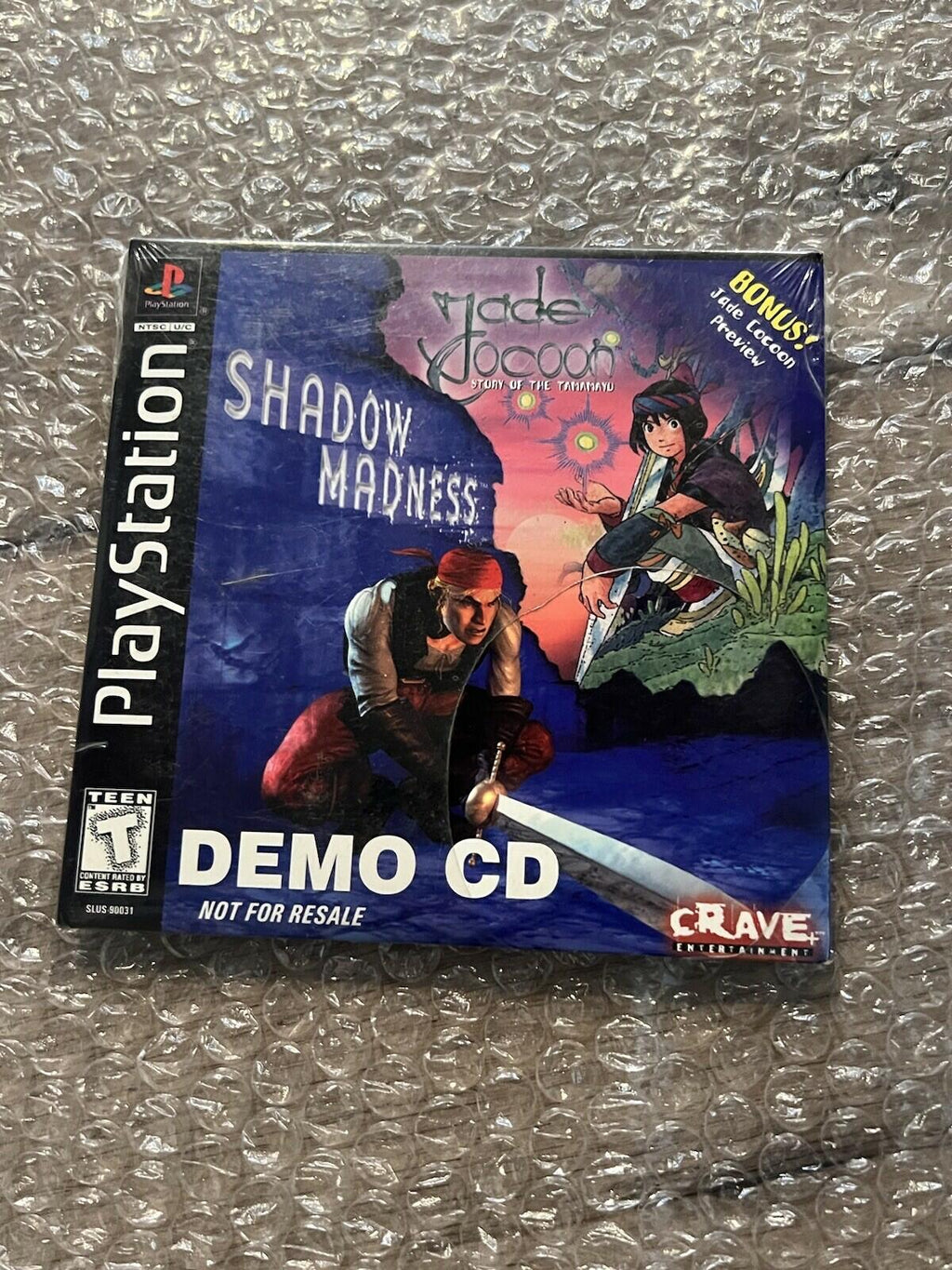 Shadow Madness Demo Disc CD (Sony PlayStation 1 PS1, 1999) BRAND NEW SEALED